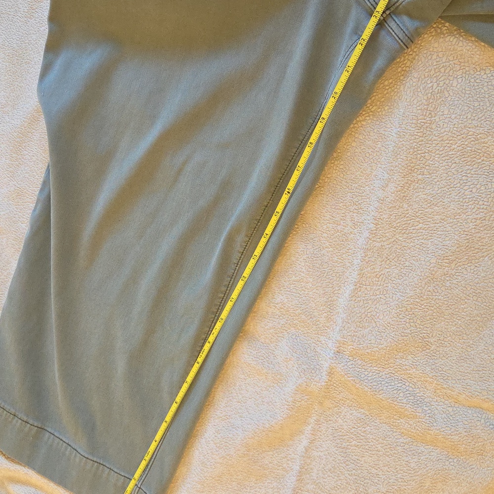 SPANX Stretch Twill Crop Wide Leg, Green 2x - Picture 9 of 14